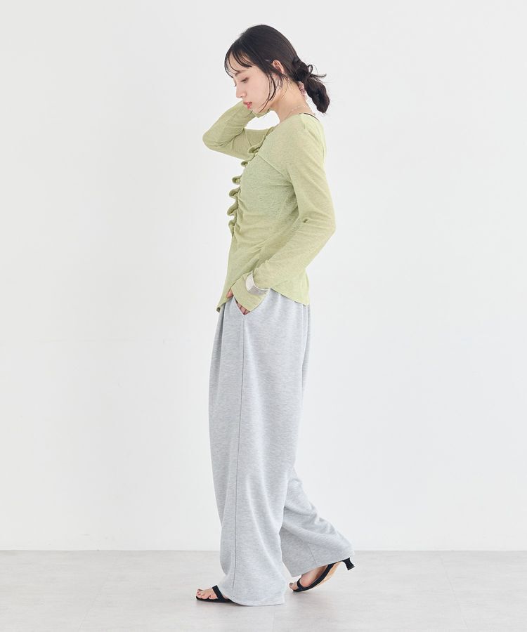 earth music&ecology「レースレイヤード風スウェットパンツ」|その他|
