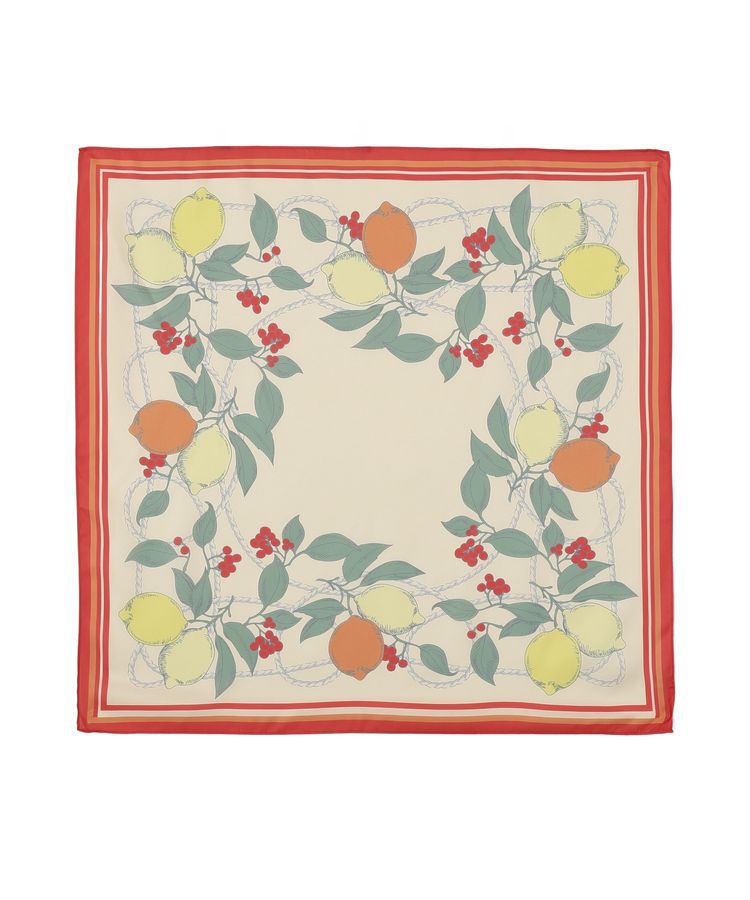 earth music&ecology「【接触冷感】UV対策フルーツ柄スカーフ」|バンダナ・スカーフ|