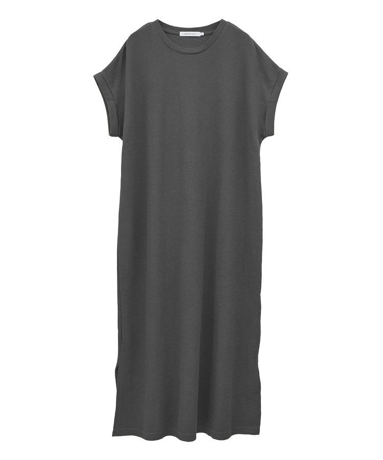 AMERICAN HOLIC「ワッフルサイドスリット半袖ワンピース」|ワンピース|