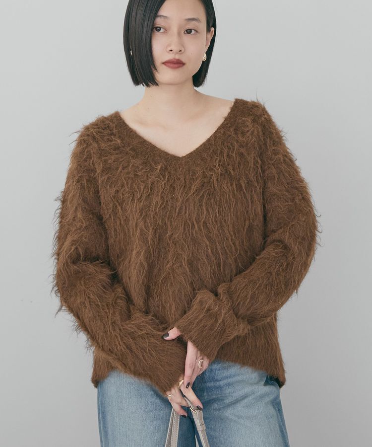 AMERICAN HOLIC「起毛シャギールーズニットプルオーバー」|ニット・セーター|