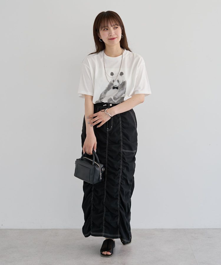 Green Parks「・DOUBLE FLAGS アニマルプリントTEE」|Tシャツ・カットソー|