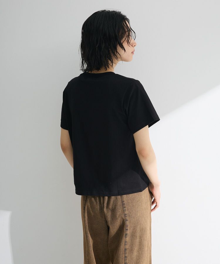 Green Parks「・DOUBLE FLAGS ローズチェーン刺繍TEE」|Tシャツ・カットソー|