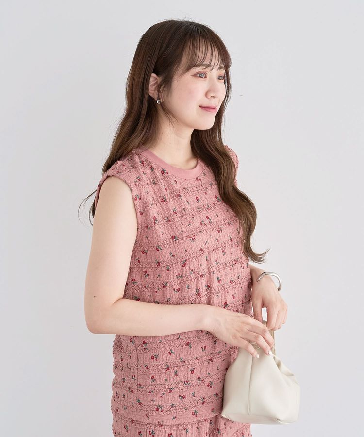 Green Parks「・SUGAR SPOON コバナレースフリルノースリーブ」|Tシャツ・カットソー|