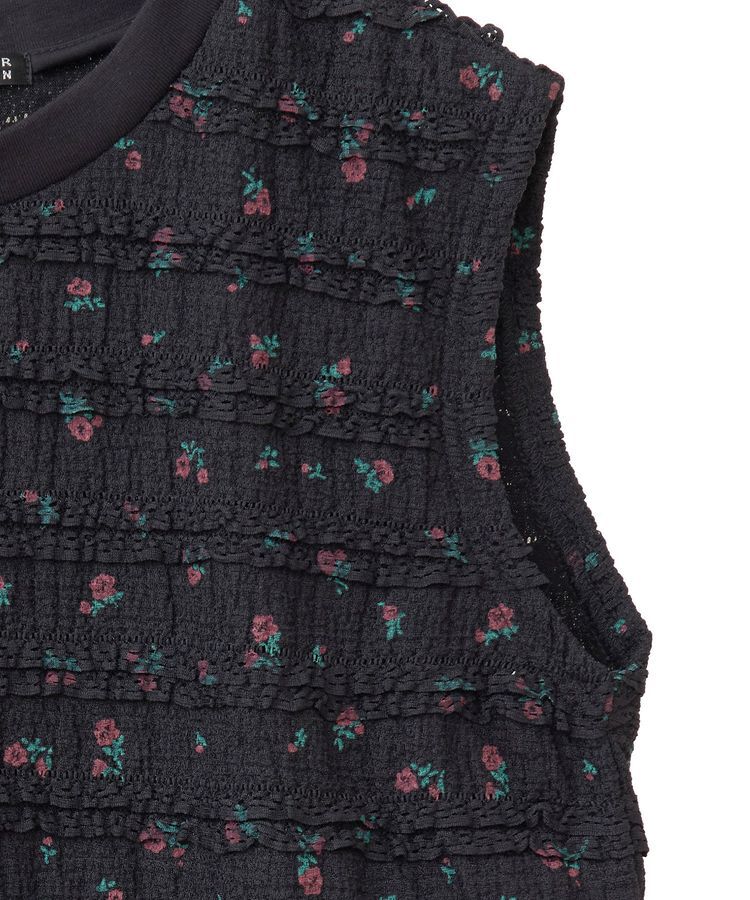 Green Parks「・SUGAR SPOON コバナレースフリルノースリーブ」|Tシャツ・カットソー|