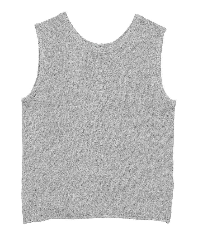 Green Parks「前後2way ミックスカラーノースリーブニット」|ベスト・ジレ|