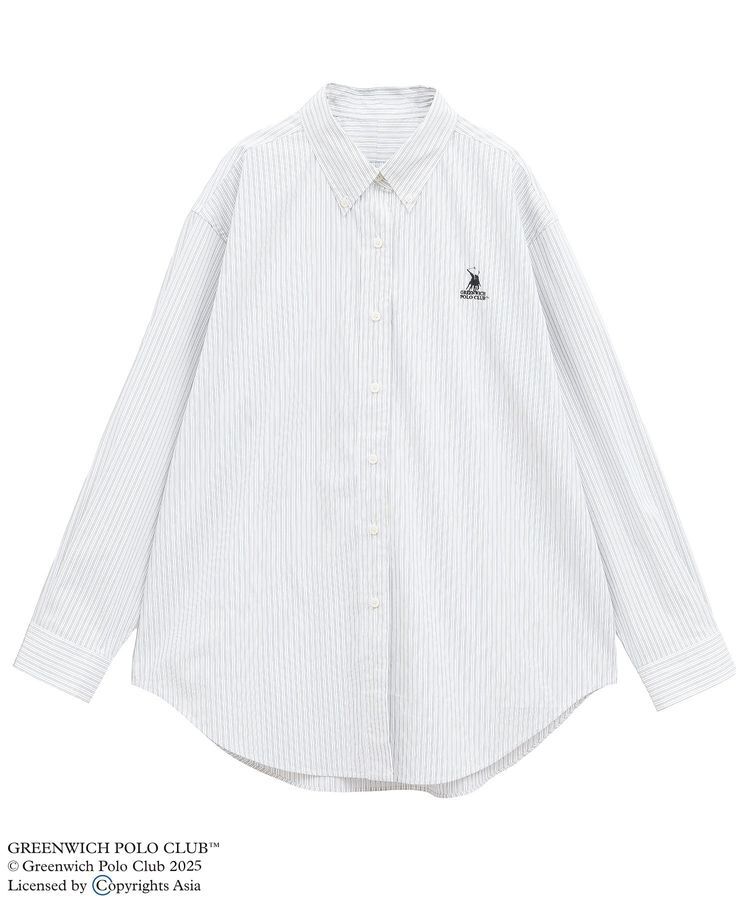 Green Parks「GREENWICH POLO CLUB(TM) BIGシャツ」|シャツ・ブラウス|Off White