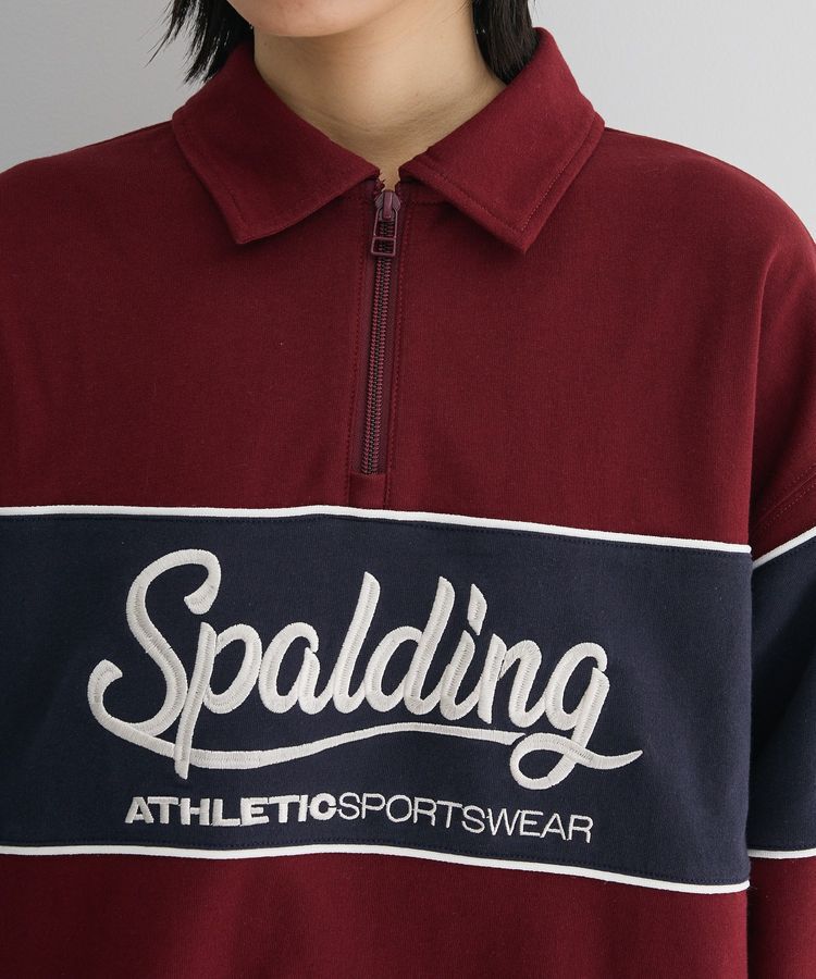 Green Parks「SPALDING別注 ハーフZIPスウェット」|スウェット・ジャージ|