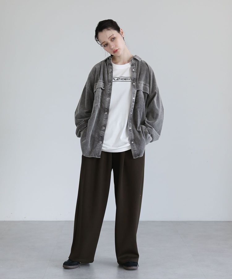 Green Parks「・ELENCARE DUE ケミカルコーデュロイシャツ」|シャツ・ブラウス|