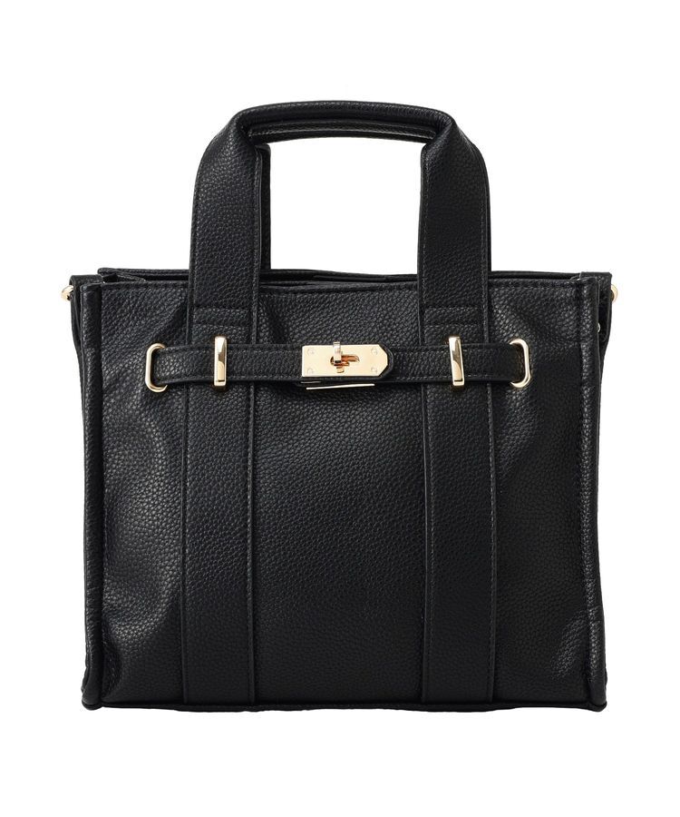 Green Parks「2WAYベルトミニトート」|トートバッグ|Black