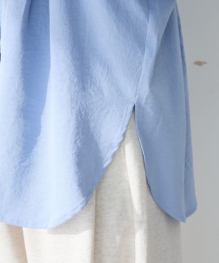 Green Parks「【WEB限定】ドロストシャーリングウエストタックシャツⅡ」|シャツ・ブラウス|