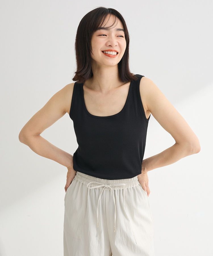 Green Parks「機能付テレコリブタンクトップ」|インナー|