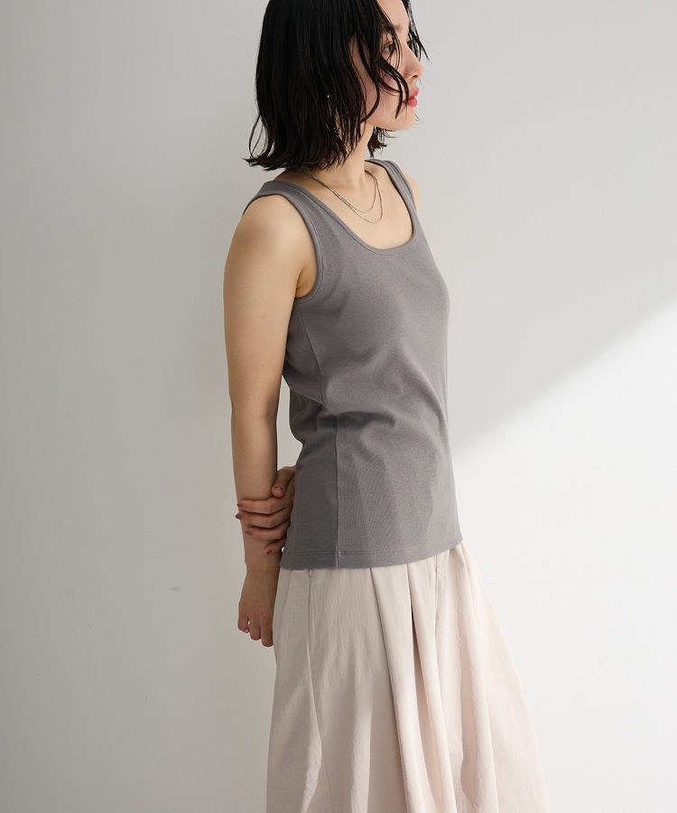 Green Parks「機能付テレコリブタンクトップ」|インナー|