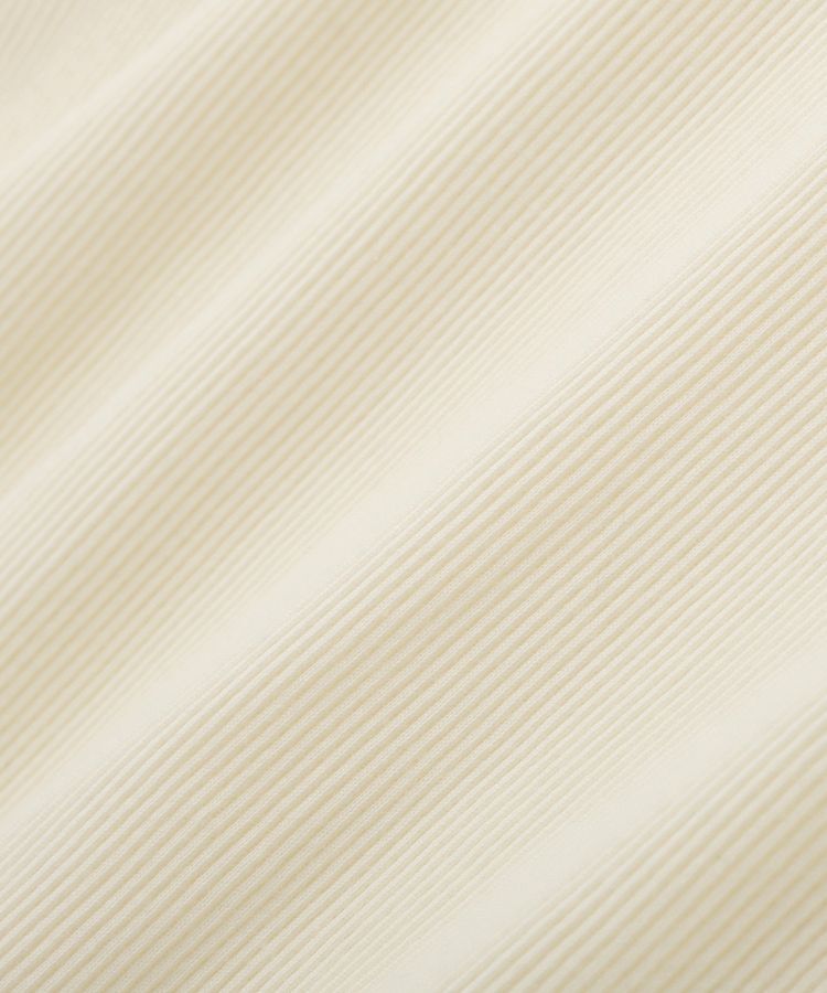 Green Parks「袖チュールリブプルオーバー」|Tシャツ・カットソー|