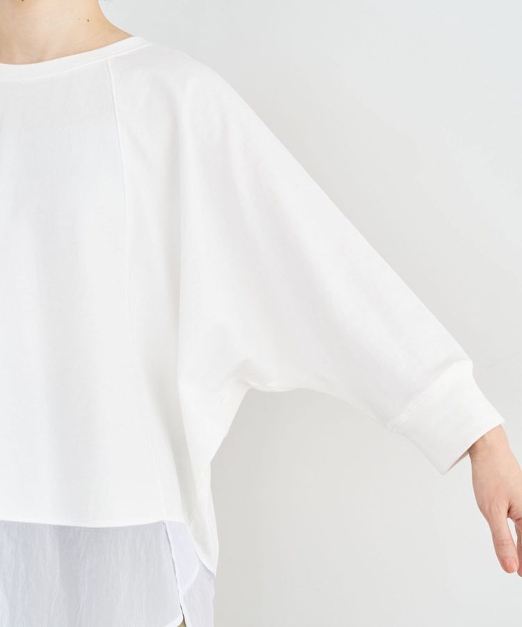 Green Parks「七分袖ドルマン裏毛シアードッキングプルオーバー」|Tシャツ・カットソー|