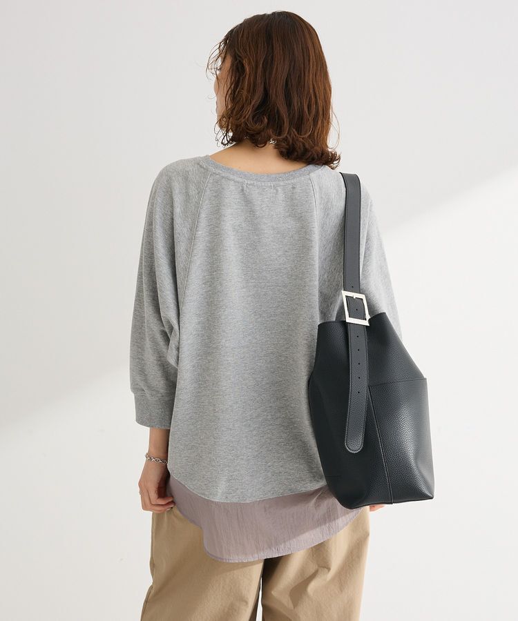 Green Parks「七分袖ドルマン裏毛シアードッキングプルオーバー」|Tシャツ・カットソー|