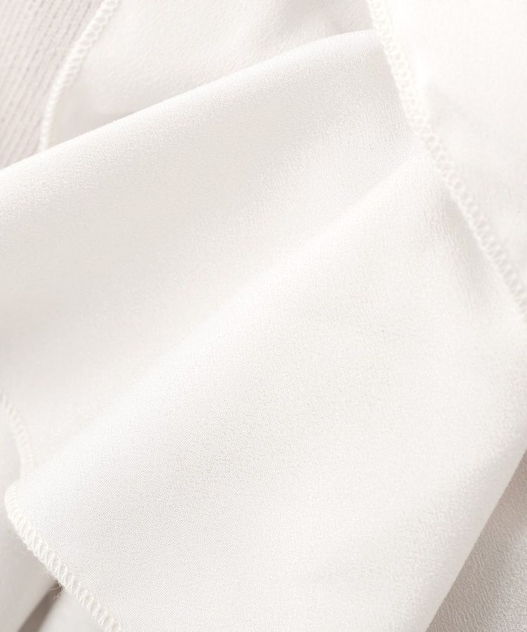 YECCA VECCA「パール釦ラッフルカーディガン」|カーディガン|