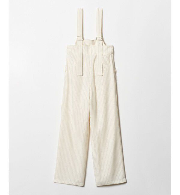 allureville「《ドラマ着用》ピンストライプサロペットパンツ」|オールインワン|