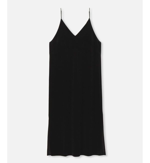 allureville「ベロアサイドスリットキャミワンピース」|ワンピース|