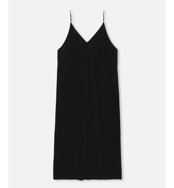 allureville「ベロアサイドスリットキャミワンピース」|ワンピース|