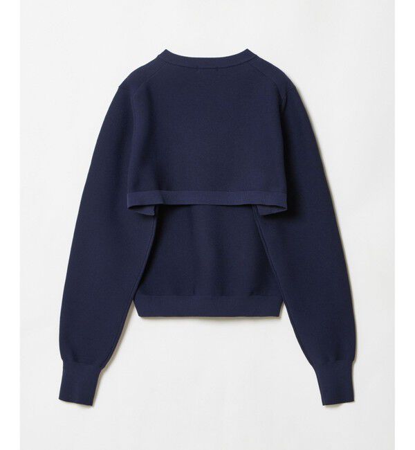 allureville「スラッシュアーム2WAY プルオーバー」|ニット・セーター|