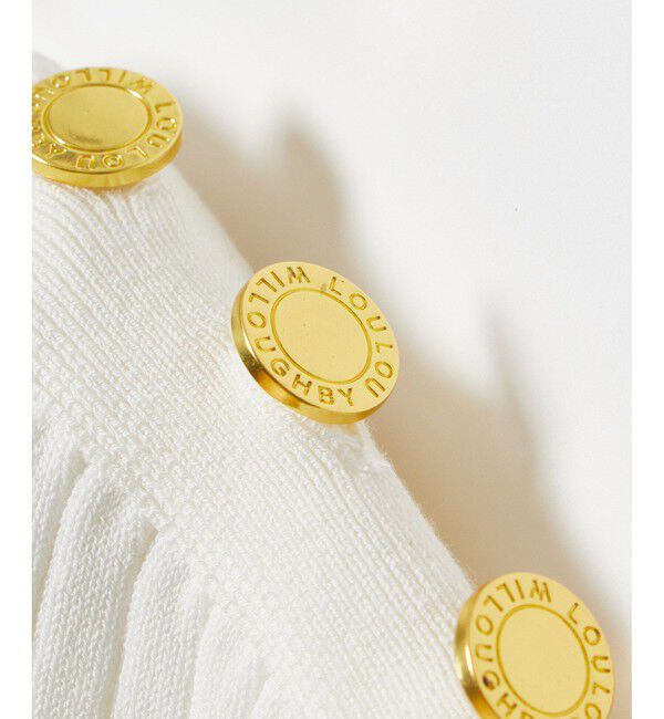 LOULOU WILLOUGHBY「【LOULOU WILLOUGHBY】プレーティングリブプルオーバー」|ニット・セーター|