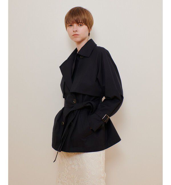 allureville「スーピマコットンミドルトレンチコート」|トレンチコート|