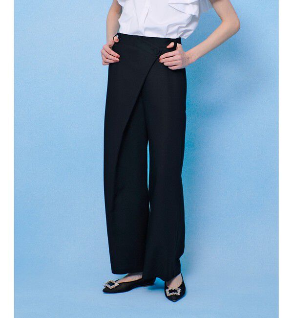 LOULOU WILLOUGHBY「【LOULOU WILLOUGHBY】アシメタックワイドパンツ」|チノ|