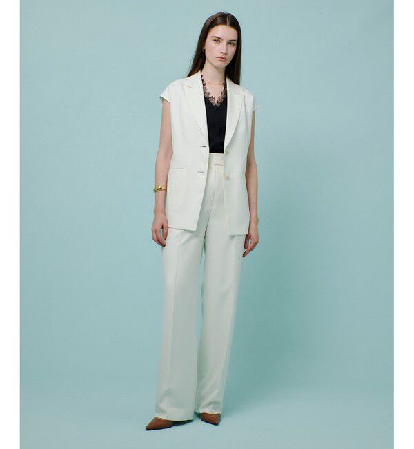 allureville「エアリービエラタックパンツ」|チノ|