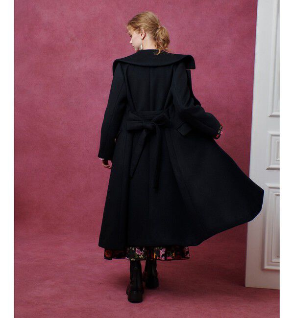 LOULOU WILLOUGHBY「【LOULOU WILLOUGHBY】ショートビーバーテーラーコート」|ダッフルコート|