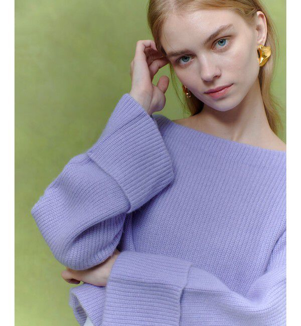 LOULOU WILLOUGHBY「【LOULOU WILLOUGHBY】MOU CODEプルオーバー」|Tシャツ・カットソー|ラベンダー