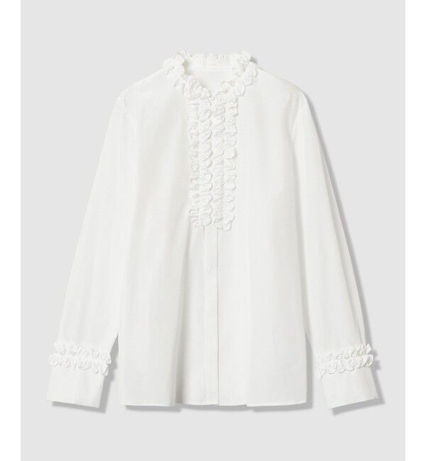 LOULOU WILLOUGHBY「【LOULOU WILLOUGHBY】テクニカルギャザーブラウス」|シャツ・ブラウス|
