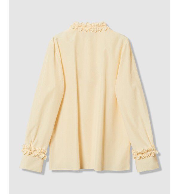 LOULOU WILLOUGHBY「【LOULOU WILLOUGHBY】テクニカルギャザーブラウス」|シャツ・ブラウス|