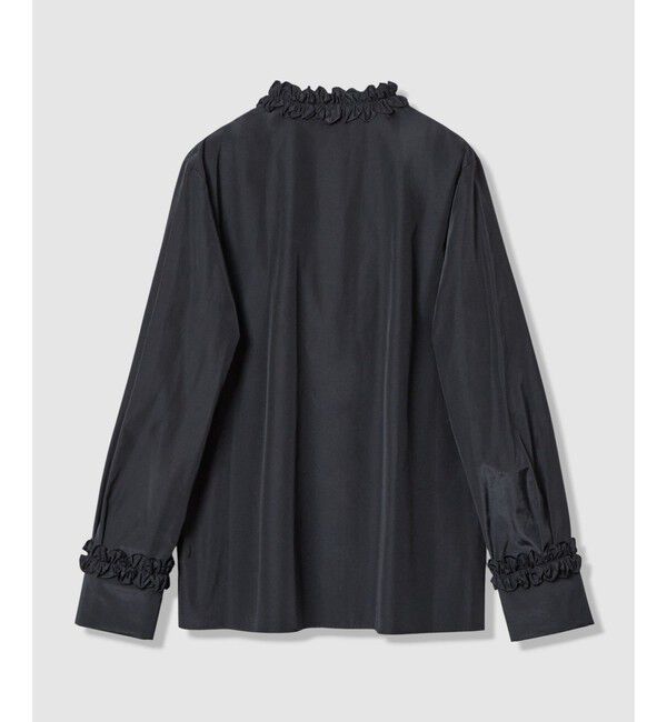 LOULOU WILLOUGHBY「【LOULOU WILLOUGHBY】テクニカルギャザーブラウス」|シャツ・ブラウス|