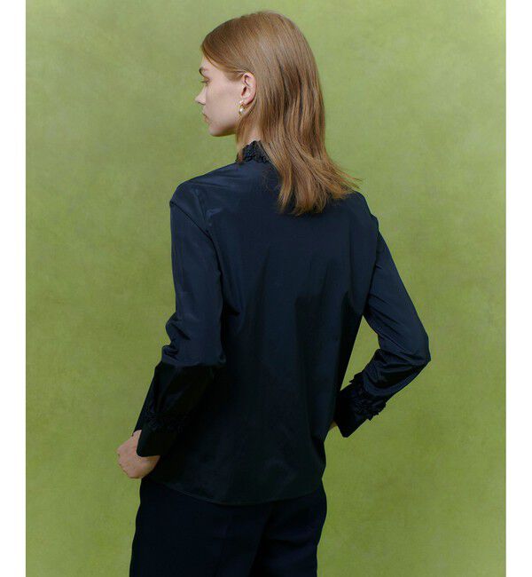 LOULOU WILLOUGHBY「【LOULOU WILLOUGHBY】テクニカルギャザーブラウス」|シャツ・ブラウス|