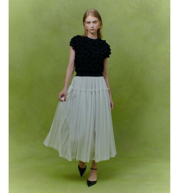 LOULOU WILLOUGHBY「【LOULOU WILLOUGHBY】カールマイヤープリーツスカート」|スカート|