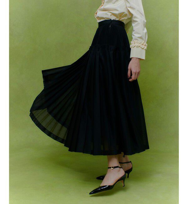 LOULOU WILLOUGHBY「【LOULOU WILLOUGHBY】カールマイヤープリーツスカート」|スカート|