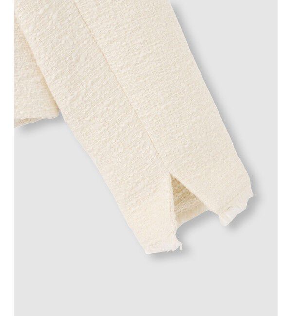 allureville「ツイードノーカラージャケット」|ノーカラージャケット|