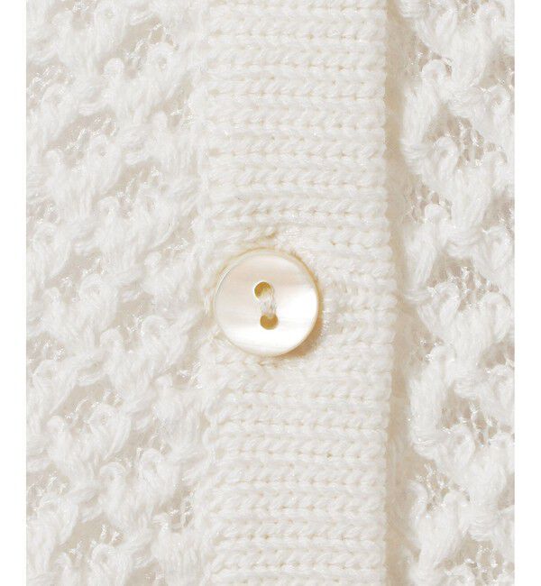 allureville「透かし編みカーディガン」|カーディガン|