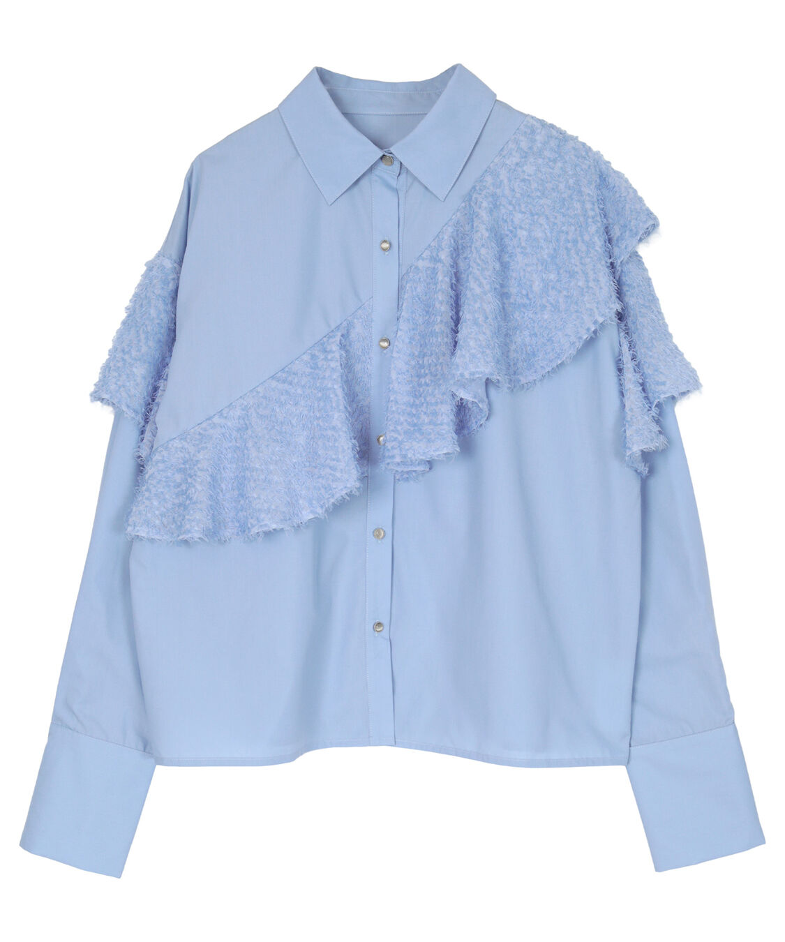 miette「フリンジラッフルシャツ」|シャツ・ブラウス|