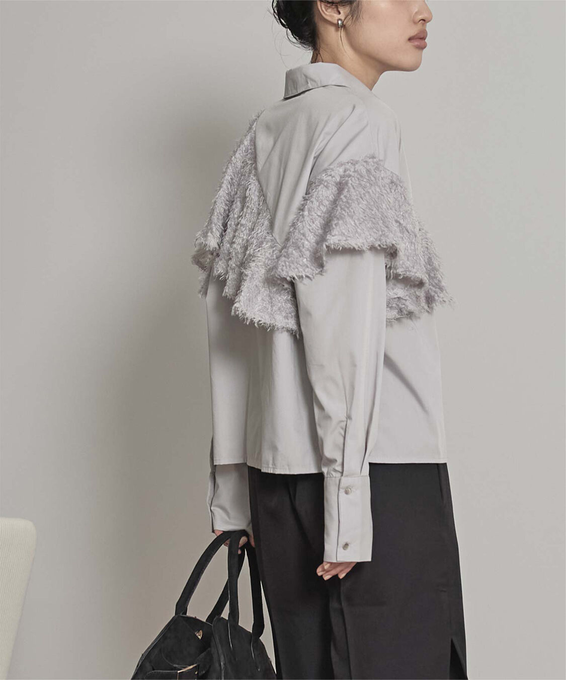 miette「フリンジラッフルシャツ」|シャツ・ブラウス|