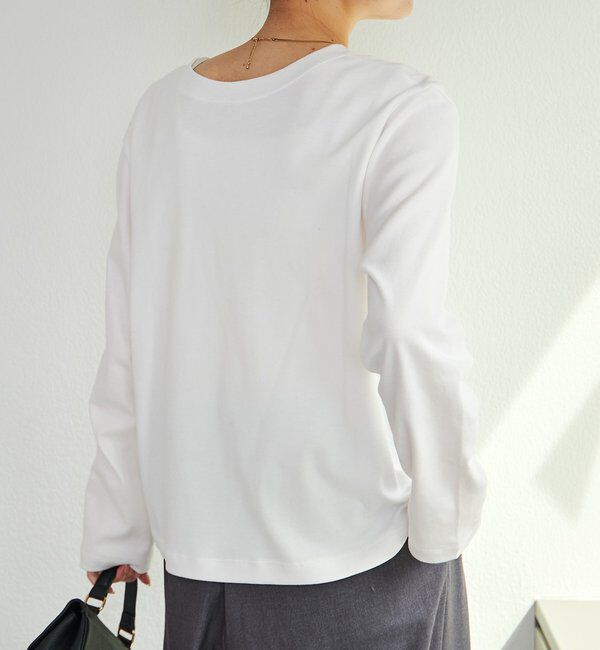  「スムース起毛2WAYヘンリーネックカットソー」|プルオーバー|