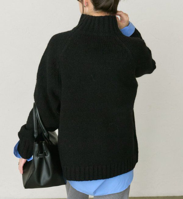  「アルパカ混ハイネックニットプルオーバー」|キャミソール|