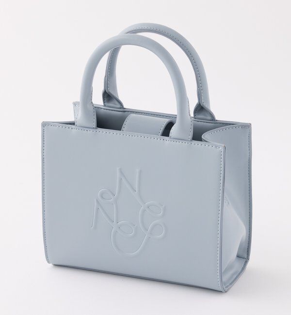  「【リバイバル】NCエンボスミニバッグ」|ショルダー・メッセンジャー|サックスブルー