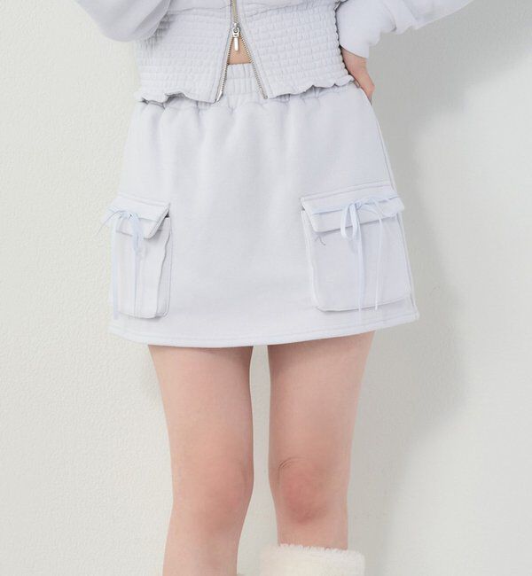  「【セットアップ可能】カットミニスカート」|スカート|