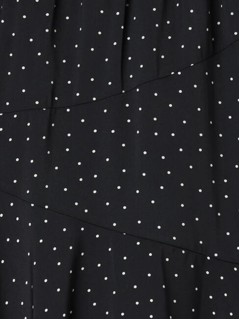 Lugnoncure「無地/ドット切替フレアスカート」|スカート|