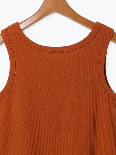 Lugnoncure「【抗菌防臭】アメスリリブタンクトップ」|タンクトップ|