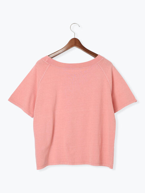 Te chichi TERRASSE「ピグメント加工ボートネックTシャツ」|Tシャツ・カットソー|