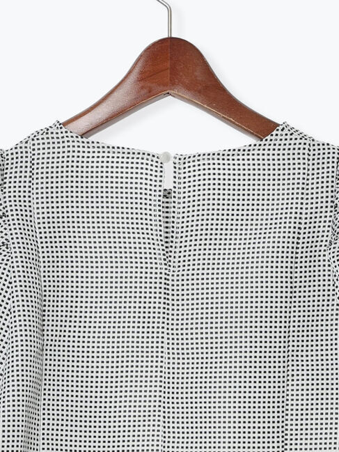 Te chichi「グリッドジャガードボリュームブラウス（セットアップ可）」|シャツ・ブラウス|