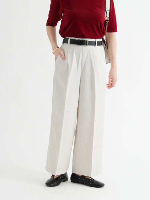 Te chichi TERRASSE「タックストレートパンツ」|その他|