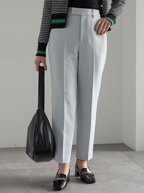 Te chichi「【宮本茉由着用】ダブルクロスペンシルパンツ《2025winter catalog item》」|その他|ミント